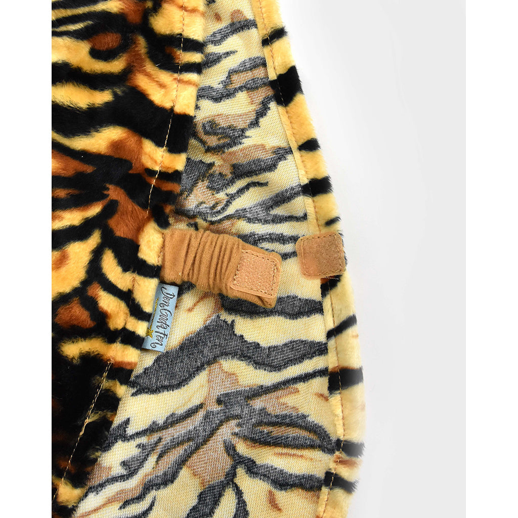 Den Gode Fe dyrekostyme, Tiger kappe - str. 1-4 år