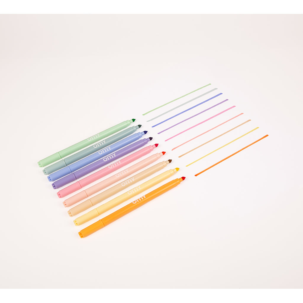 Omy Filt tusjer, 9 stk – Pastell