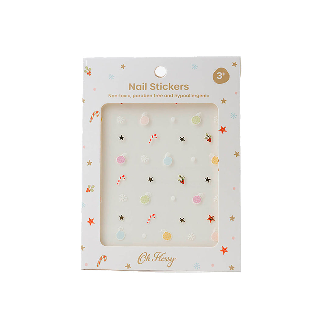 Oh Flossy jule neglestickers med små søde motiver