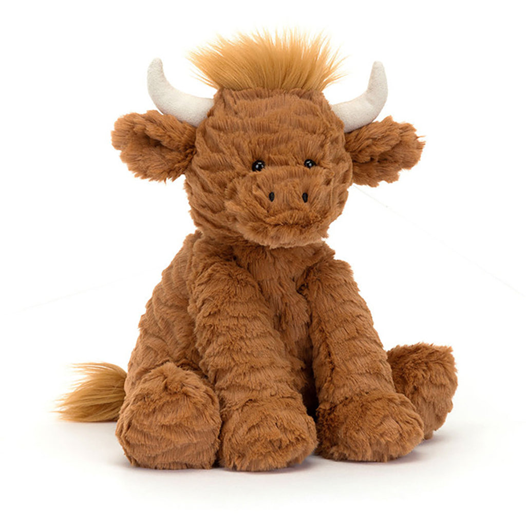 Jellycat bamse, Fuddlewuddle højlands ko - 23 cm