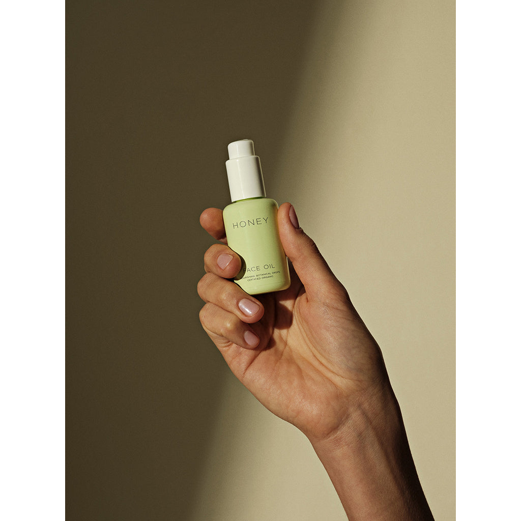 Honey Face Oil, Nærende botaniske dråper - 30 ml.