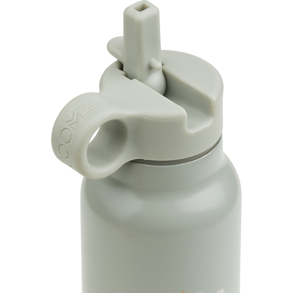 Liewood Falk drikkeflaske, termoflaske 350 ml. - Vehicles/ Dove Blue Mix