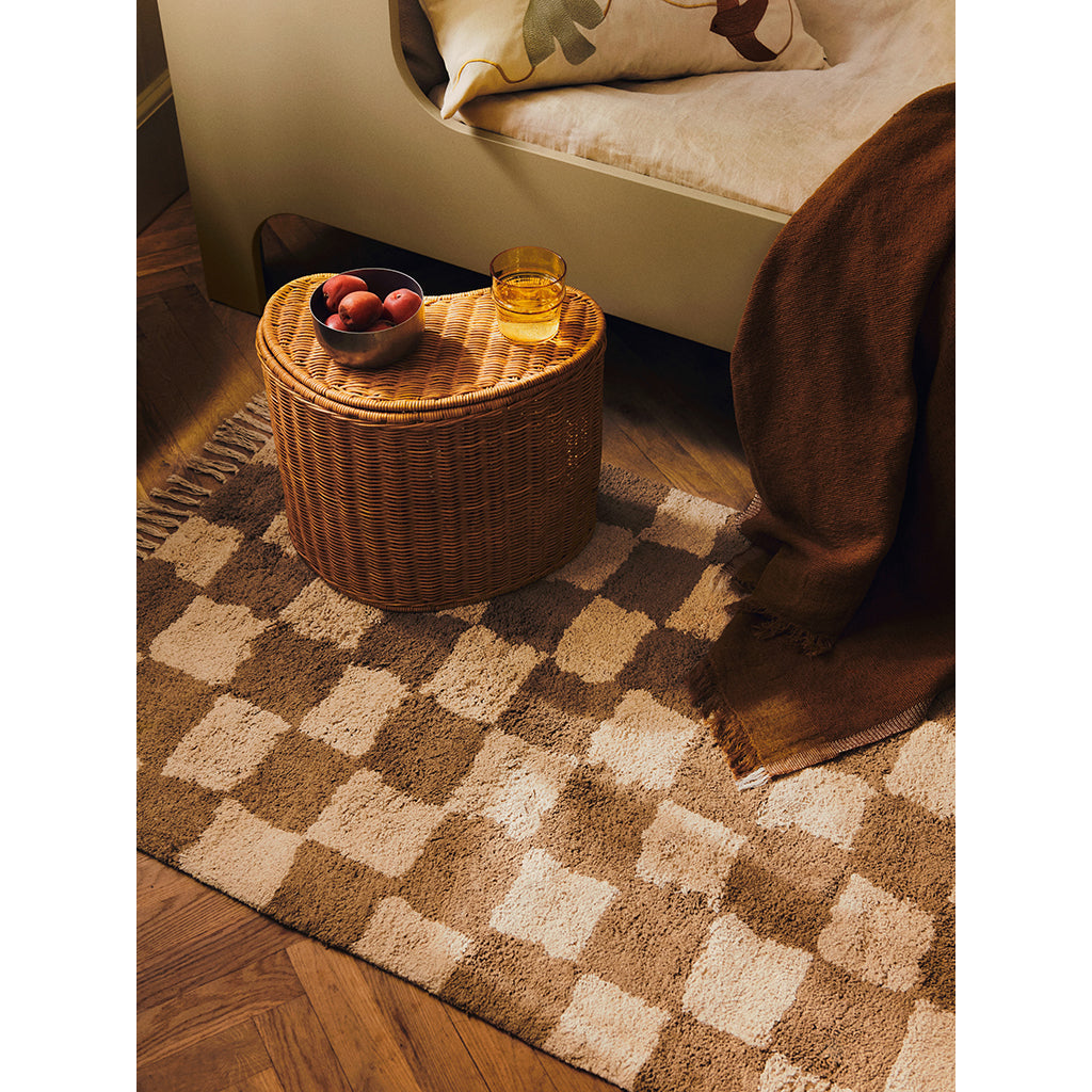 ferm Living gulvteppe, Mara washable Rug, Tan/warm sand - 80 x 150 cm