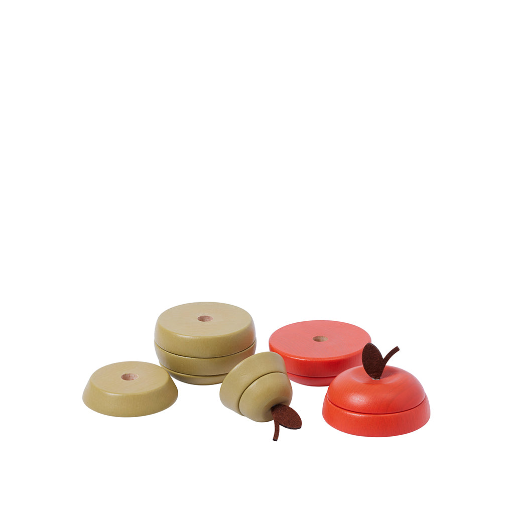 ferm Living Stablefigur, Sett med eple og pære