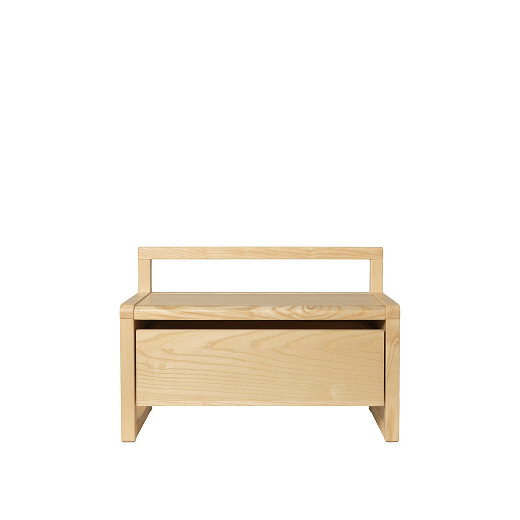 ferm Living børnebænk m opbevaring, Little Architect storage bench - Ash