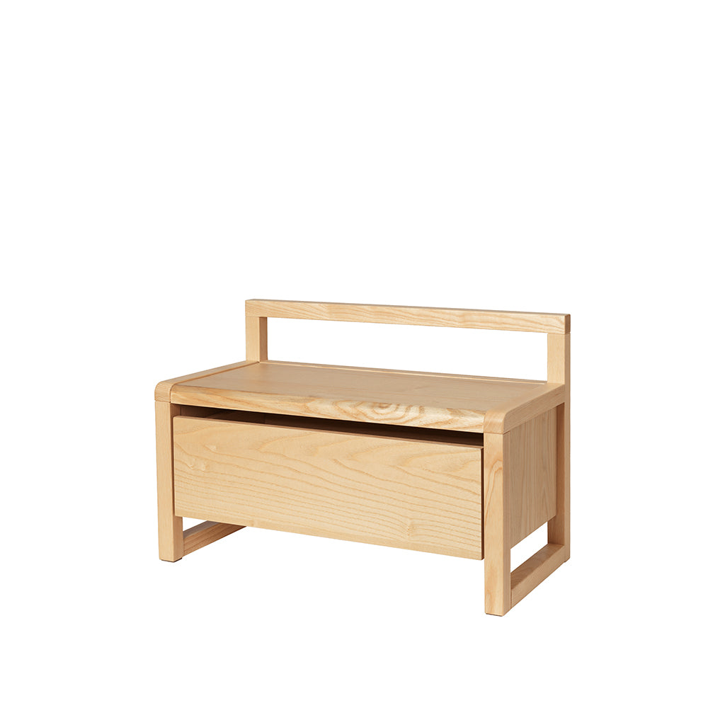 ferm Living barnebenk med oppbevaring, Little Architect storage bench - Ash