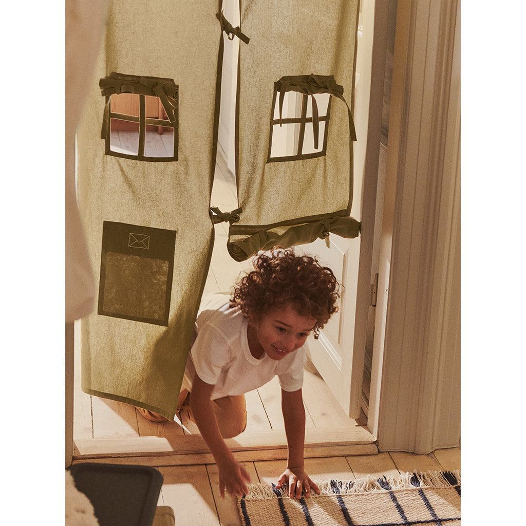 ferm Living barnebenk med oppbevaringsplass, Little Architect storage bench - Cashmere
