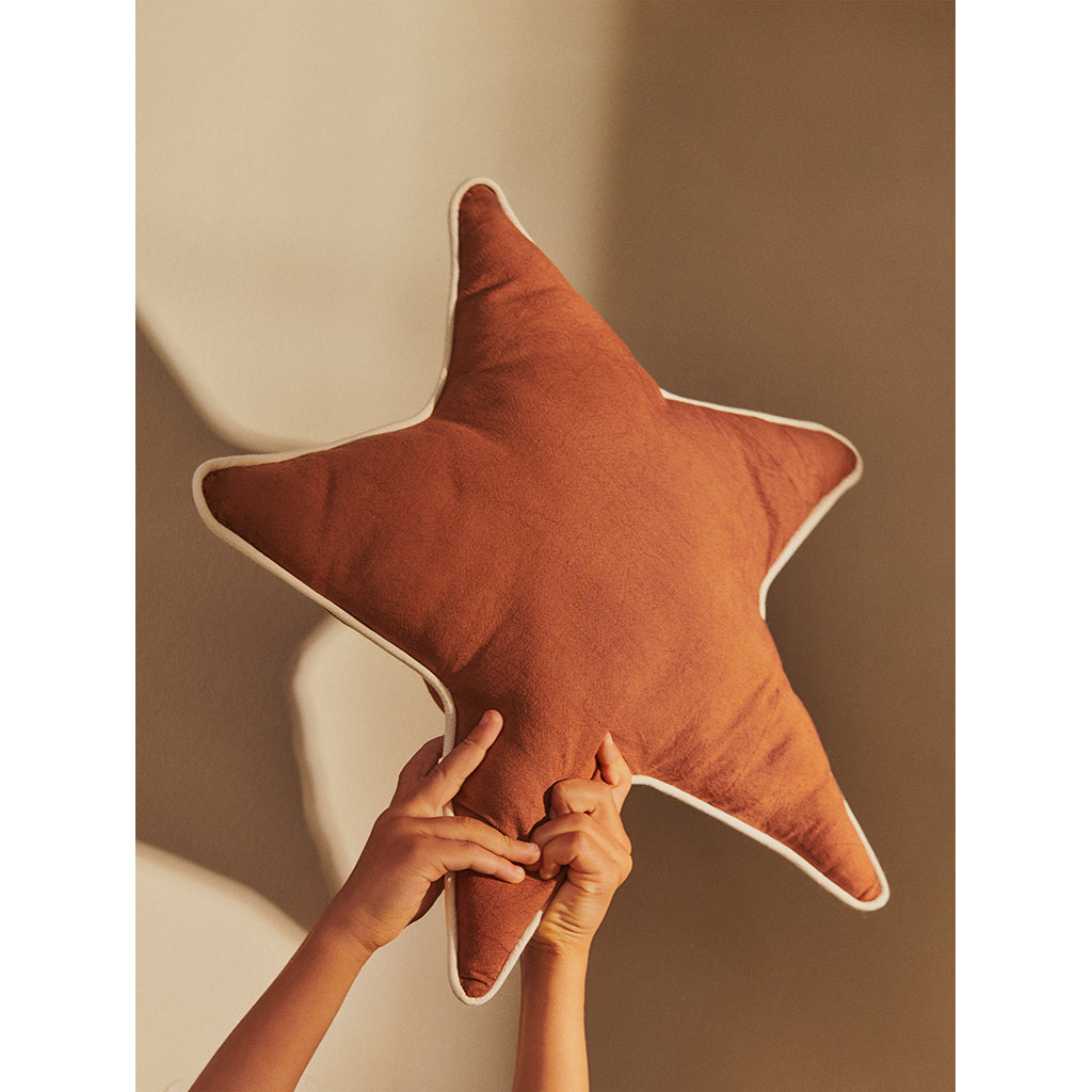 ferm Living stjernepute, Brown clay - Ø: 48 cm