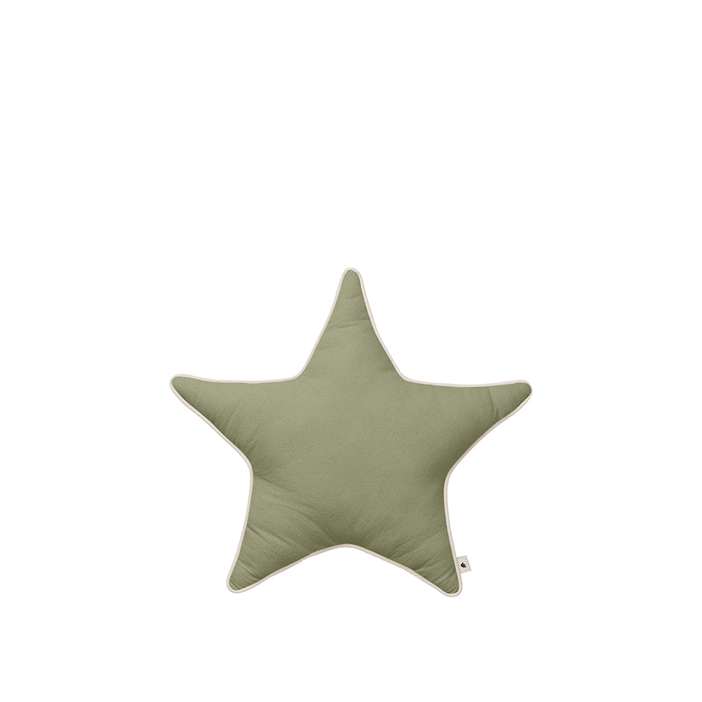 ferm Living stjernepude, Tea green - Ø: 48 cm