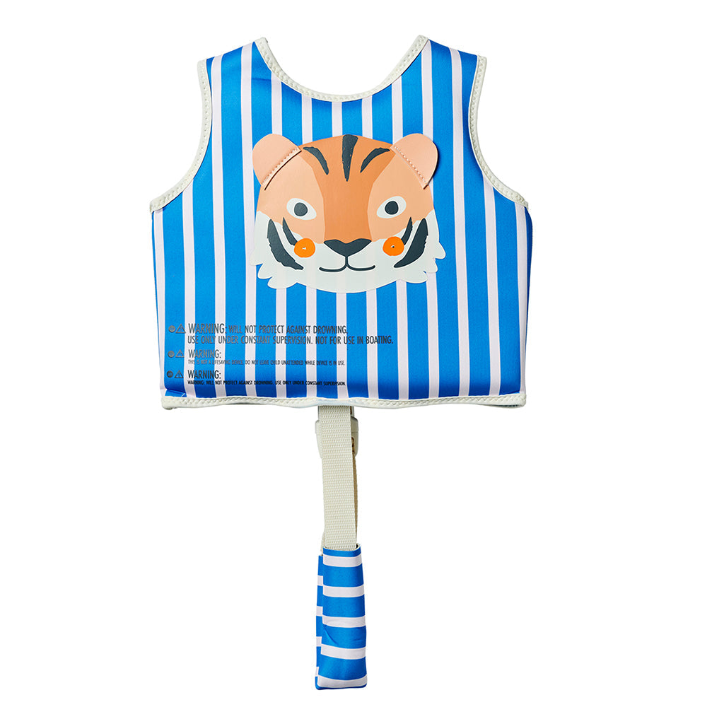 Sunnylife svømmevest, Tino the tiger - str. 1-6 år