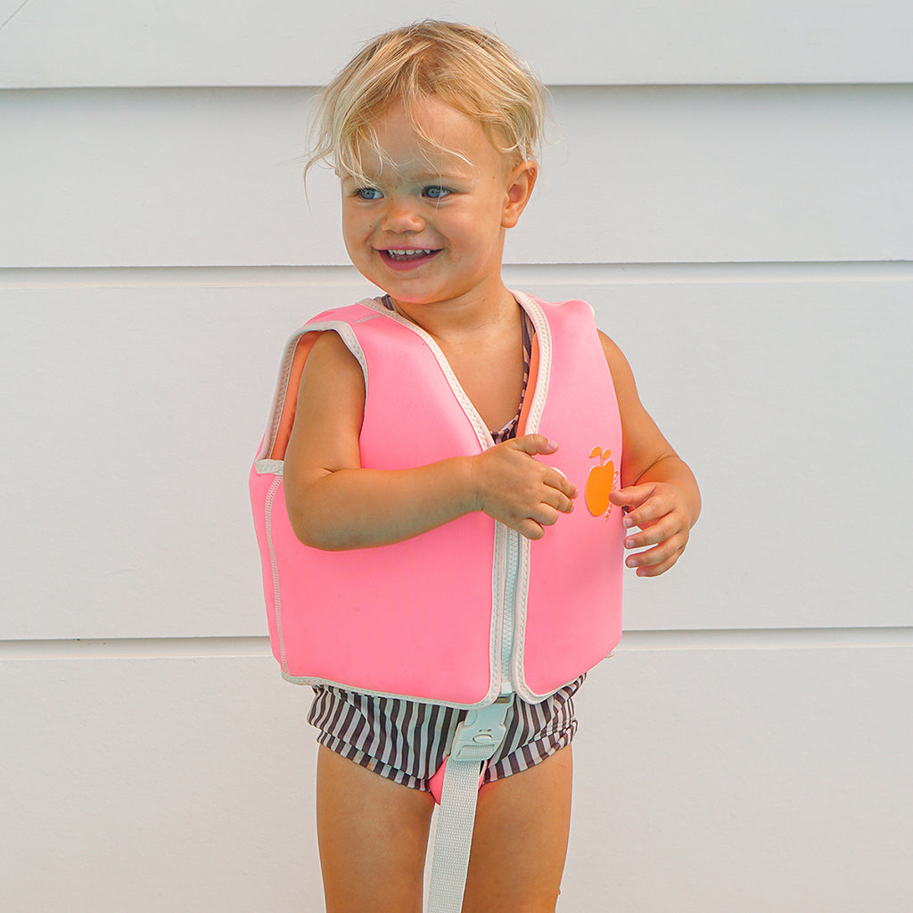 Sunnylife svømmevest, Poppy the peach - str. 1-6 år