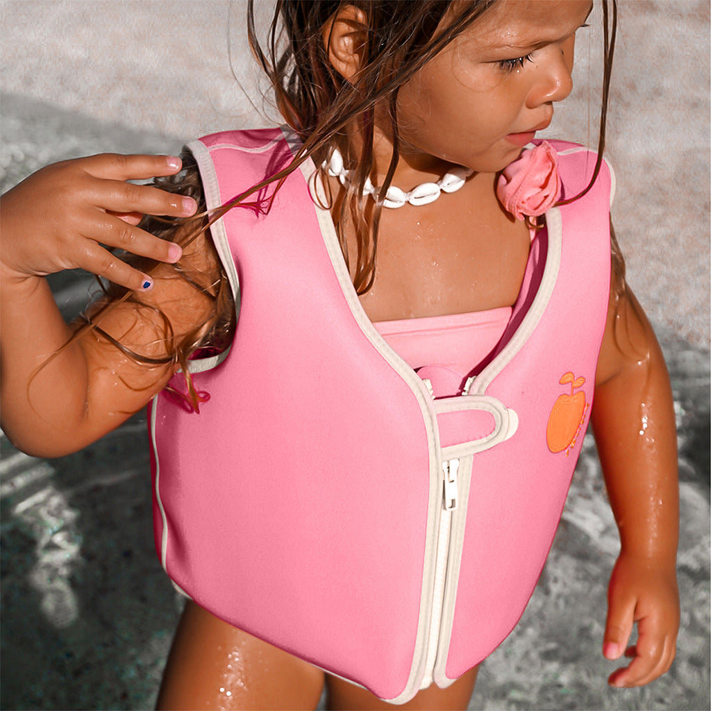 Sunnylife svømmevest, Poppy the peach - str. 1-6 år