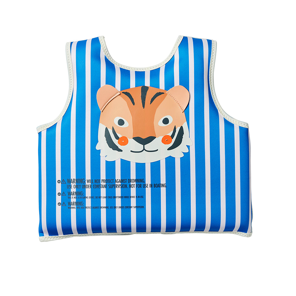 Sunnylife svømmevest, Tino the tiger - str. 1-6 år