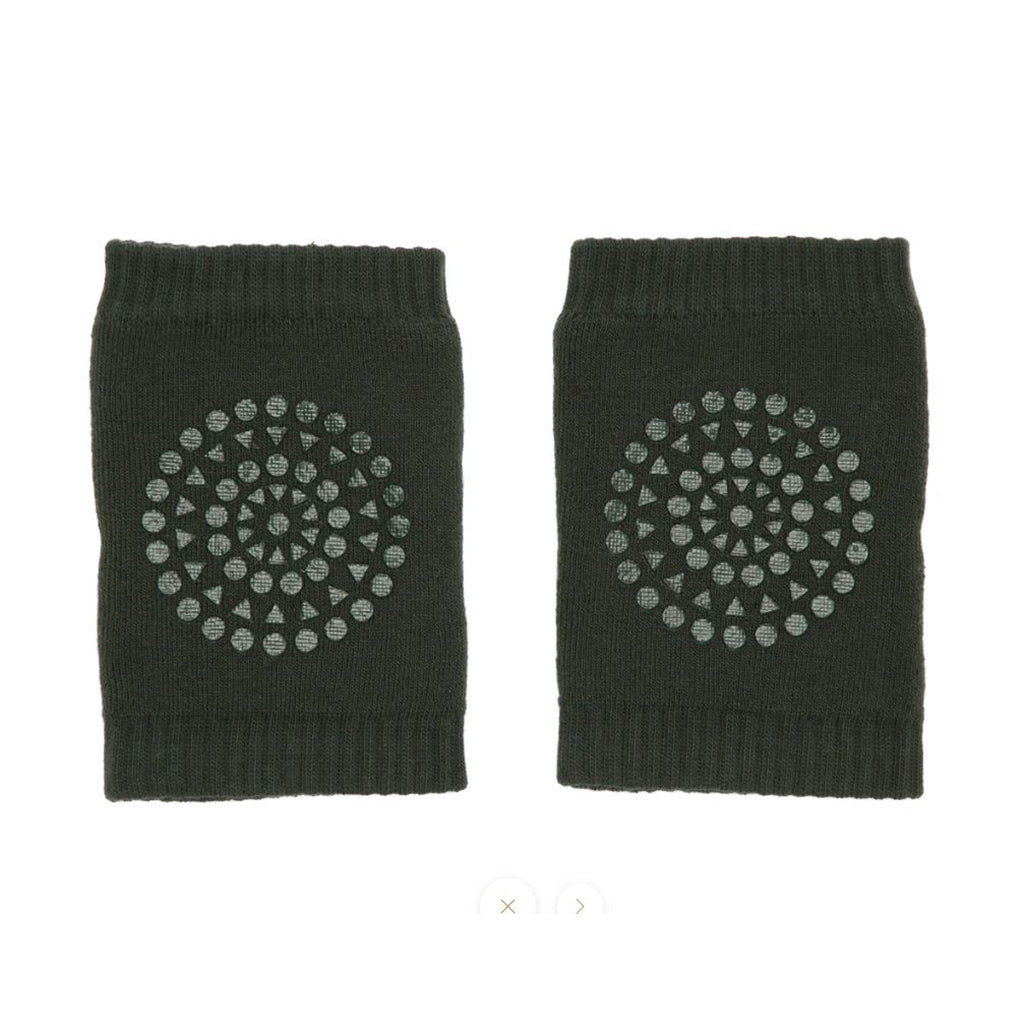 GoBabyGo knæbeskyttere med gummidutter, Forest green farve