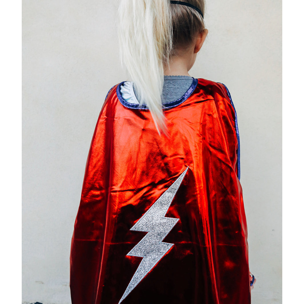 Great Pretenders utkledningstøy, Superhelt m. maske - str. 4-6 år