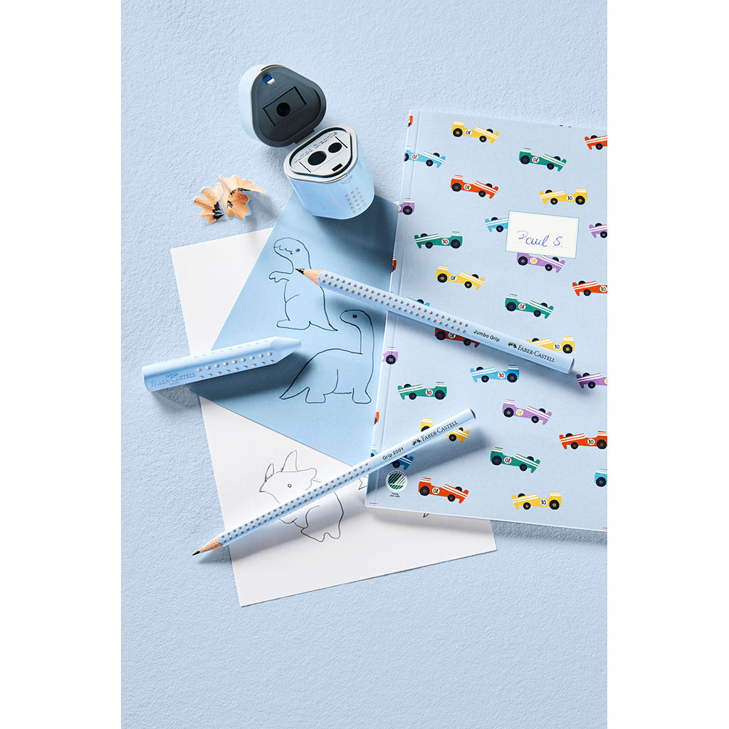 Faber-Castell - Grip sett 3-i-1, Sky blue