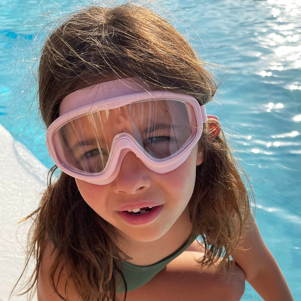 Petites Pommes svømmebrille, 3-8 år - Cannes blue