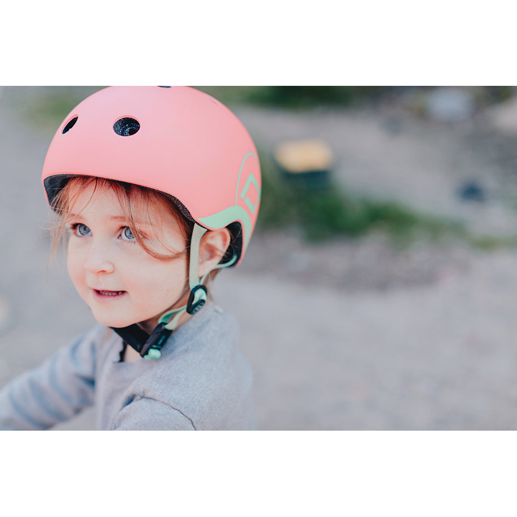 Scoot and Ride sykkelhjelm, Olive - Flere størrelser