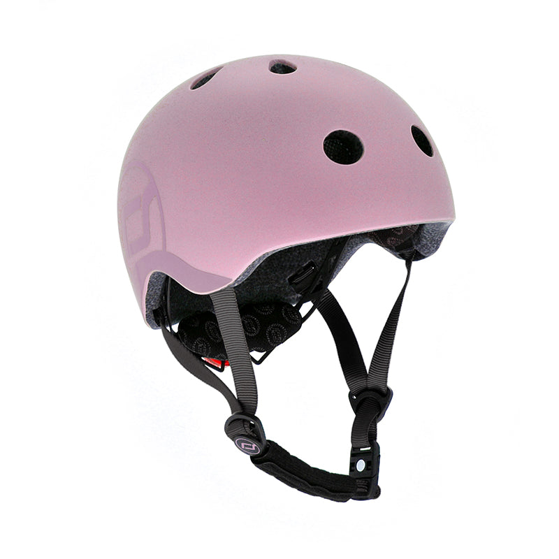 Scoot and Ride cykelhjelm i rosa til børn