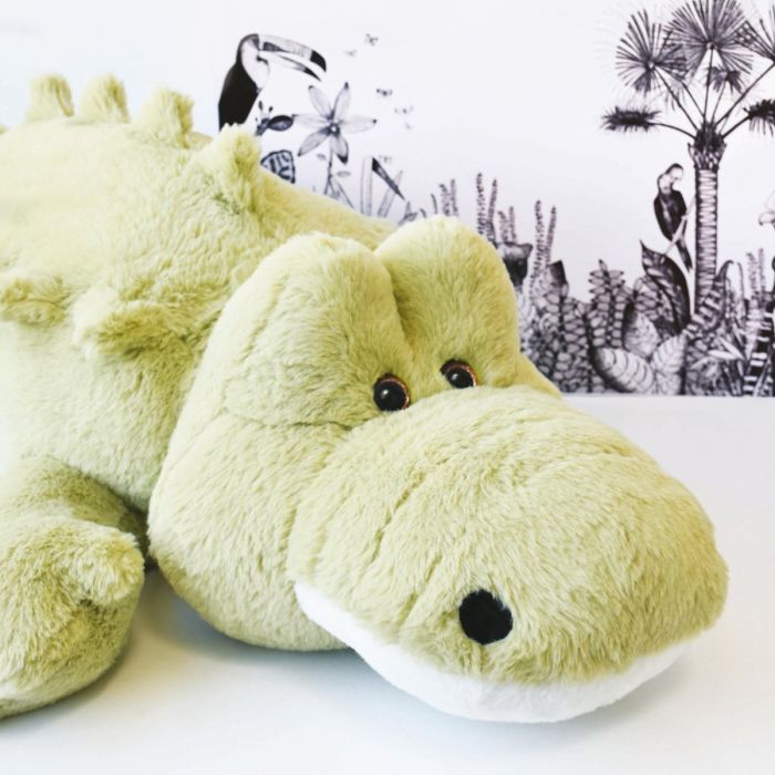 Doudou et Compagnie Jungle krokodille bamse, myk – 60 cm