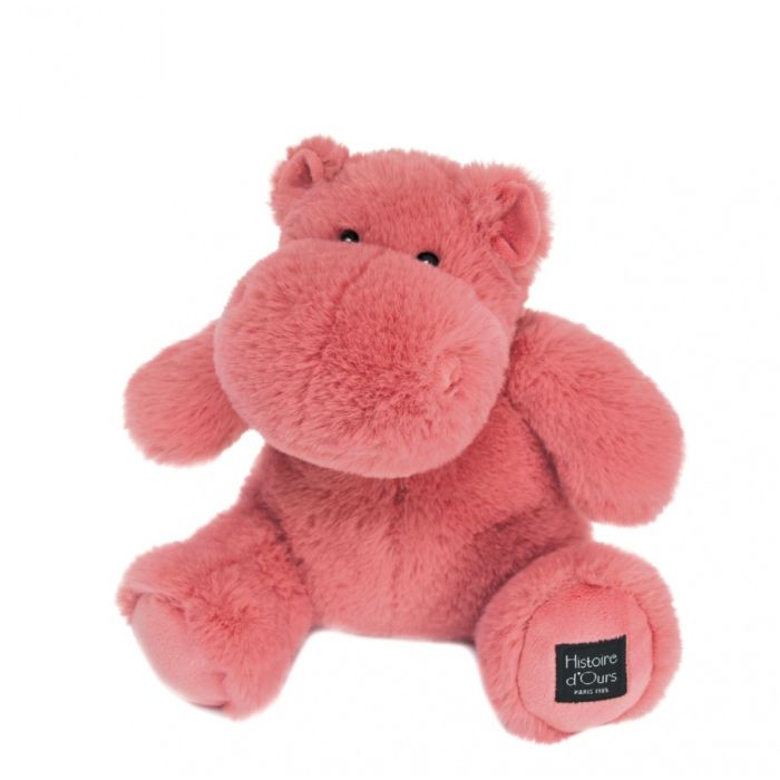 Doudou et Compagnie Flodhest bamse, teracotta - 25 cm