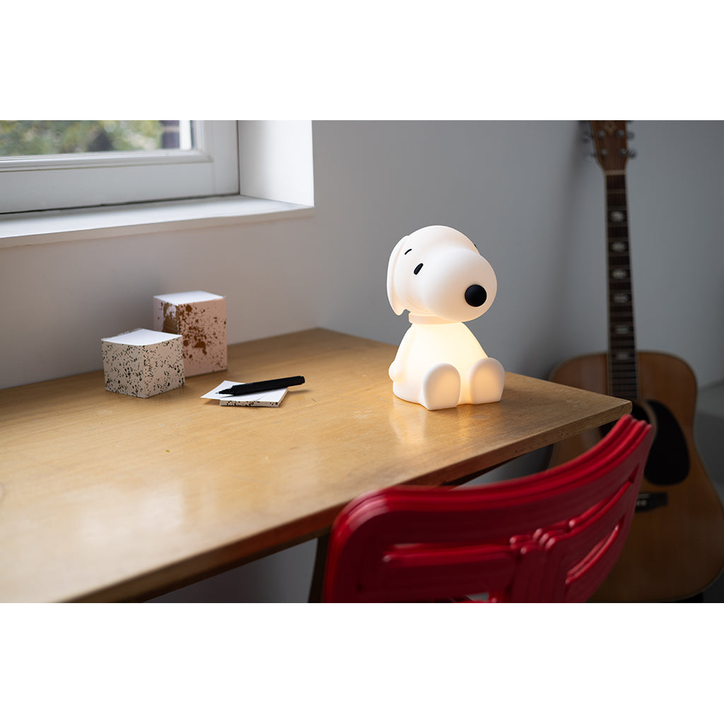 Mr Maria Snoopy First Light, nattlampe til barn, 22 cm