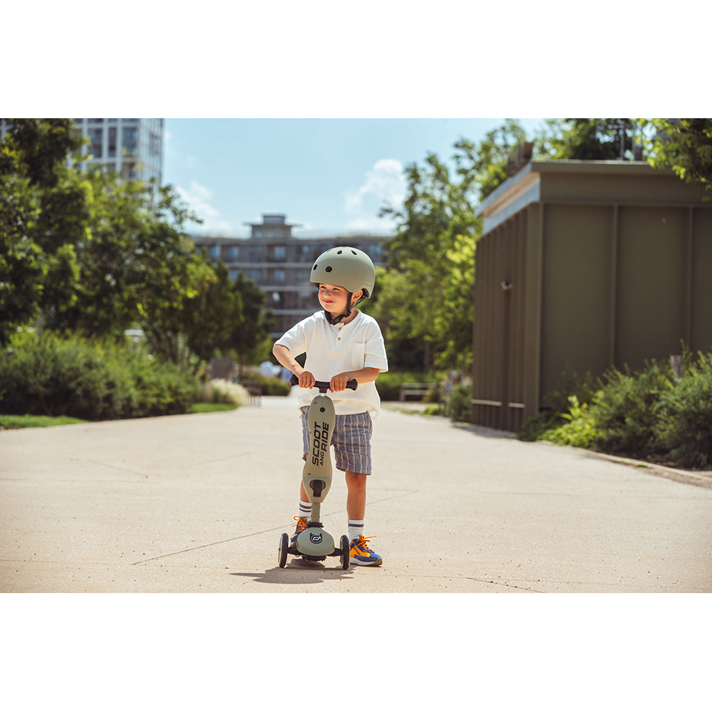 Scoot and Ride Highway Kick 1, sparkesykkel - Olive