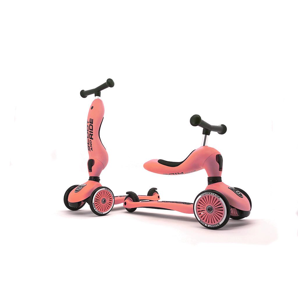 Scoot and Ride Highway Kick 1 scooter peach to i en model