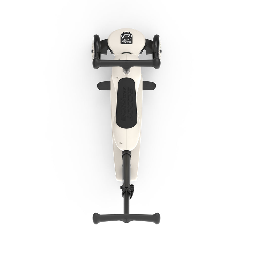 Scoot and Ride, Highway Kick 1, Push & Go scooter med skyvestang - Ash