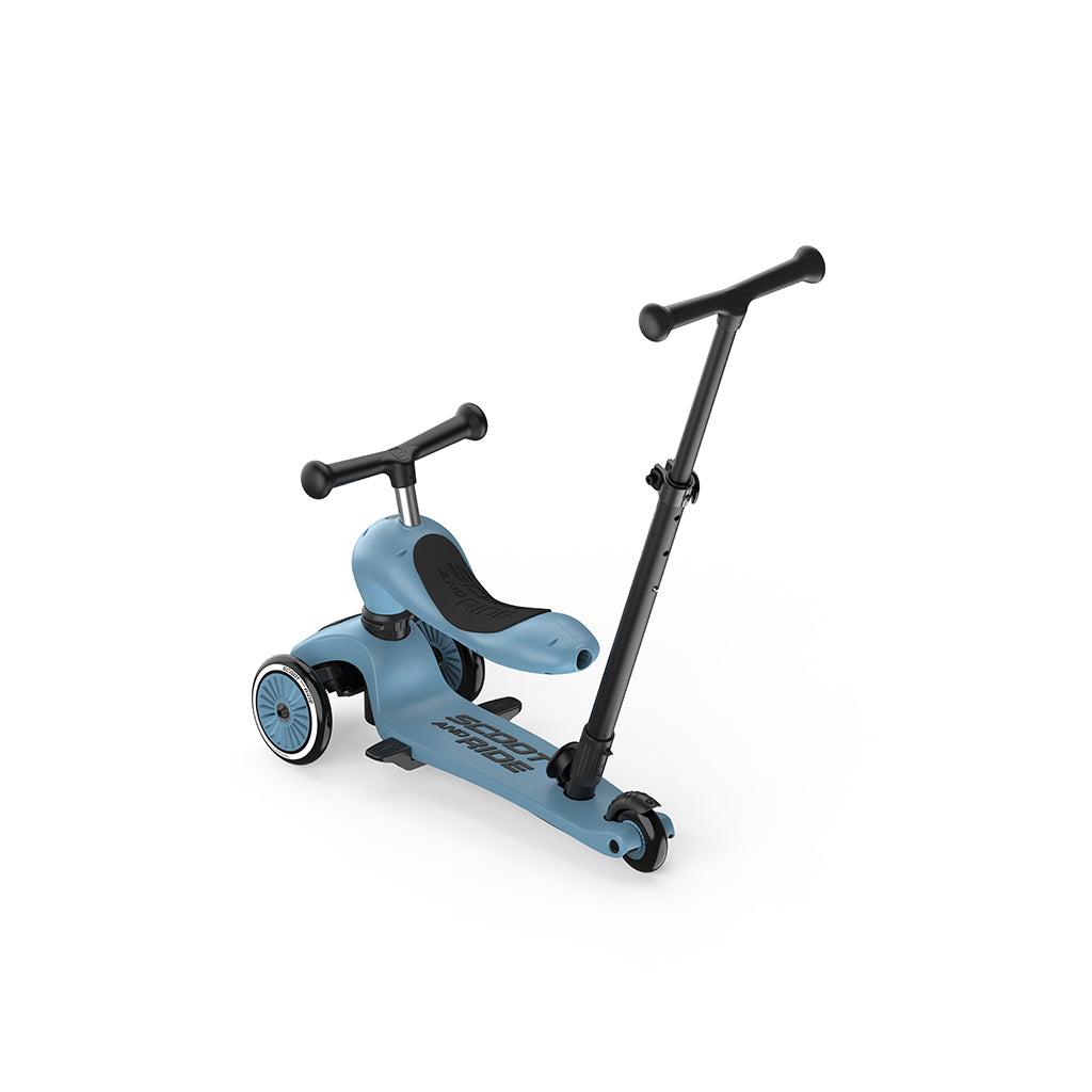 Scoot and Ride, Highway Kick 1, Push & Go sparkesykkel med skyvestang - Stål
