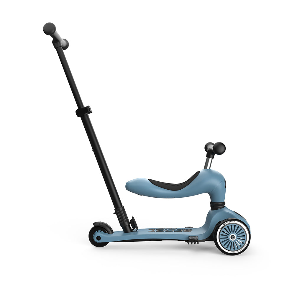 Scoot and Ride, Highway Kick 1, Push & Go sparkesykkel med skyvestang - Stål