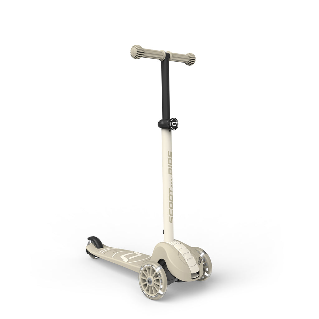 Scoot and Ride Highway Kick 3S, sparkesykkel - LED Ash