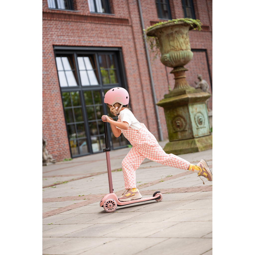 Scoot and Ride Highway Kick 3S, sparkesykkel - LED Rose