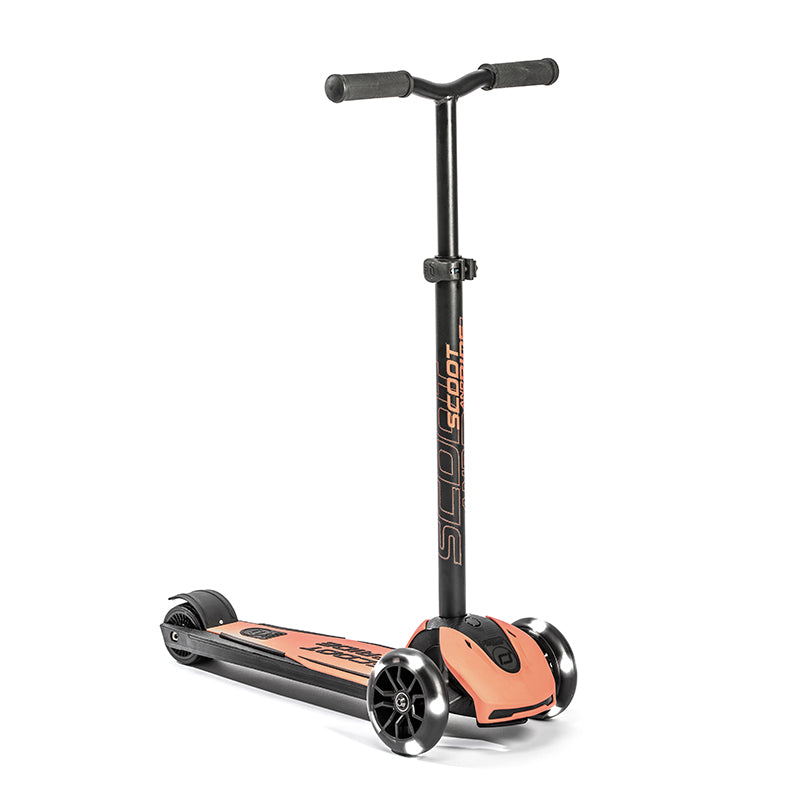 Scoot and Ride Highway Kick 5, sparkesykkel - LED Peach