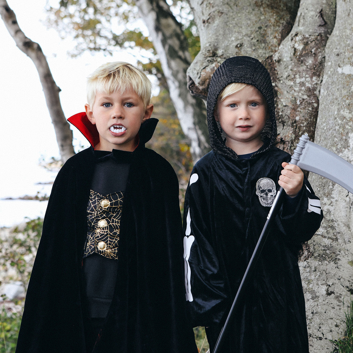 Souza Casper kappe med skjelettprint, Str. 3-10 år