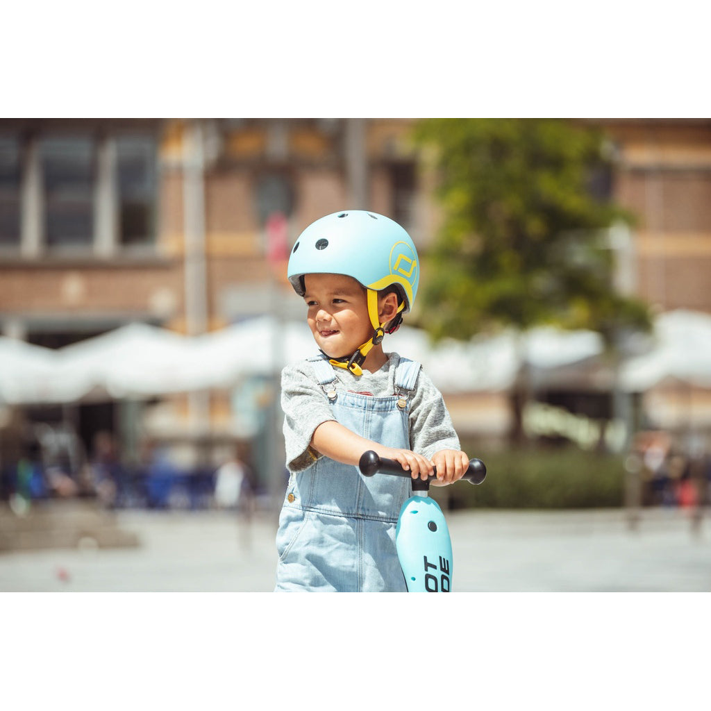 Scoot and Ride sykkelhjelm, Blueberry - Flere størrelser