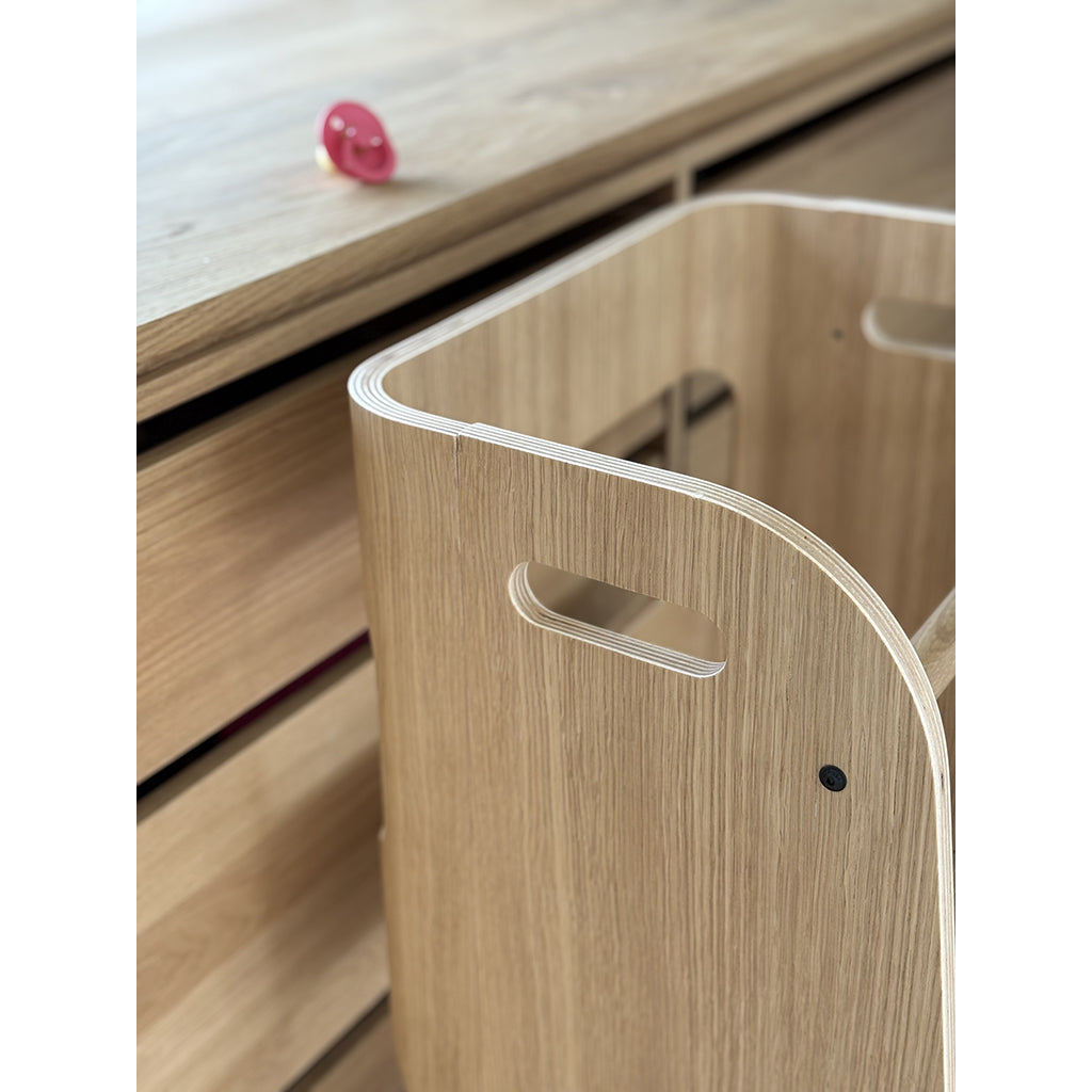 Curve-Lab, Læringstårn, Birk med overflate av eiketre