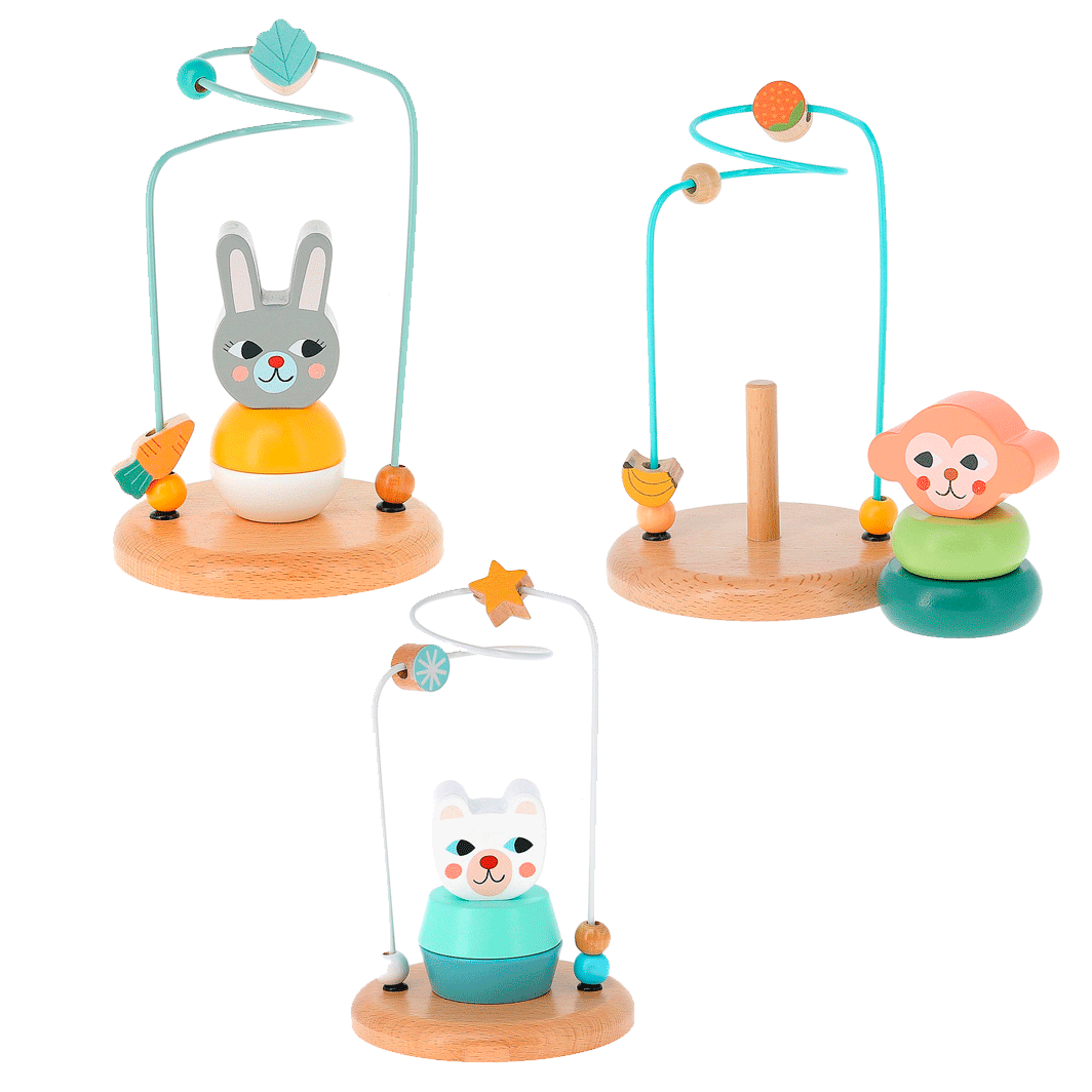 Vilac kulebane i tre, mini - 3 varianter