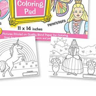 Jumbo malebok, m. dyr og prinsesser