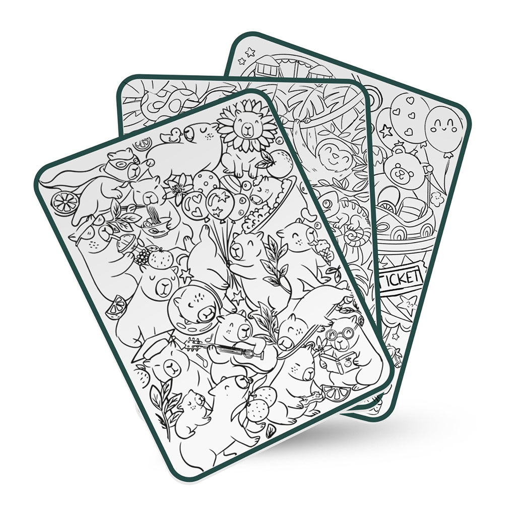 Kidywolf Kidydraw, tegnebrett med lys og maler - Melí Meló