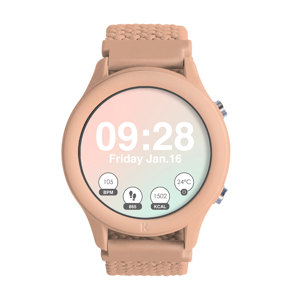 Kidywolf Smartklokke armbåndsur, K-Range - Korall