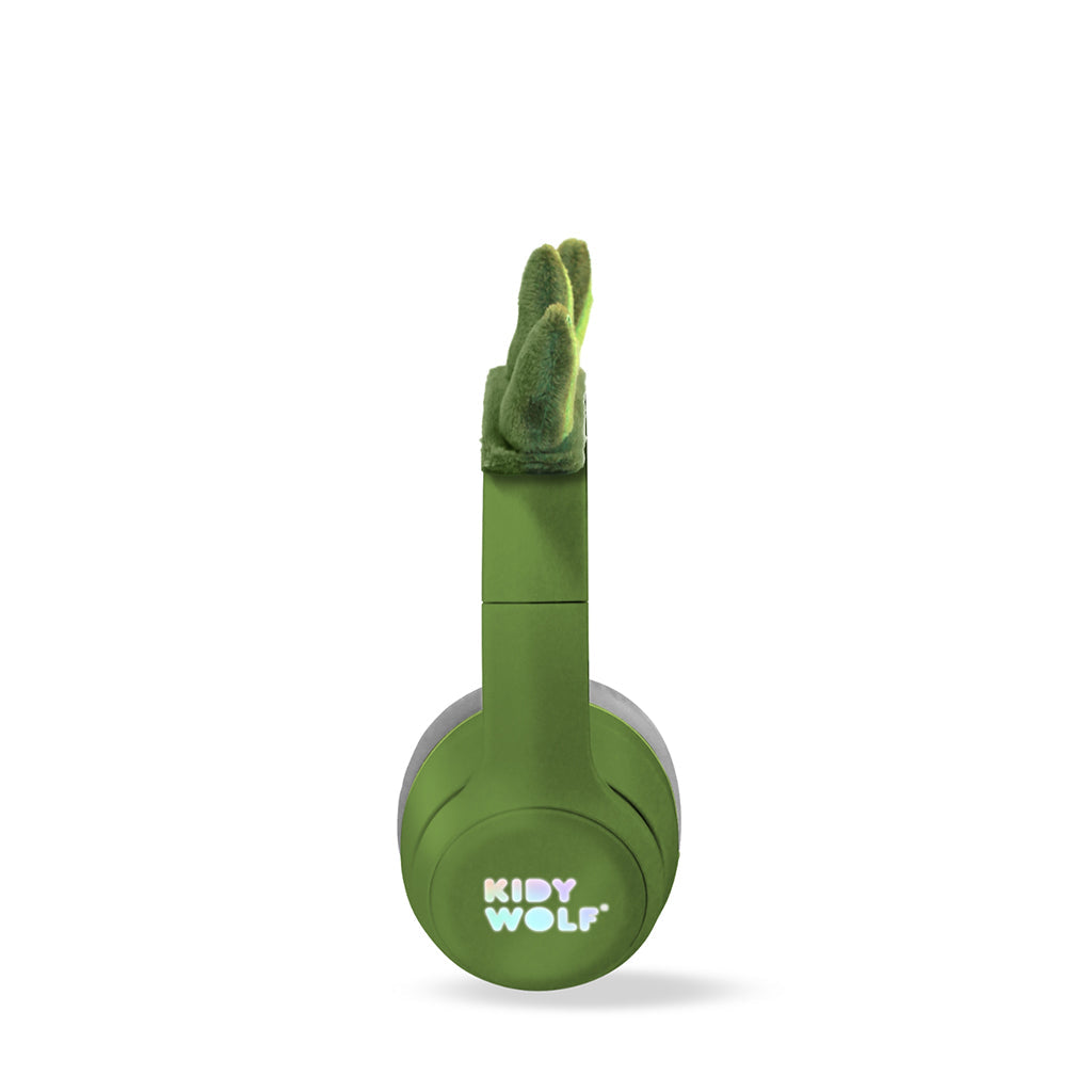 Kidyears – Bluetooth-hodetelefoner med magnetiske dyreører – Dino