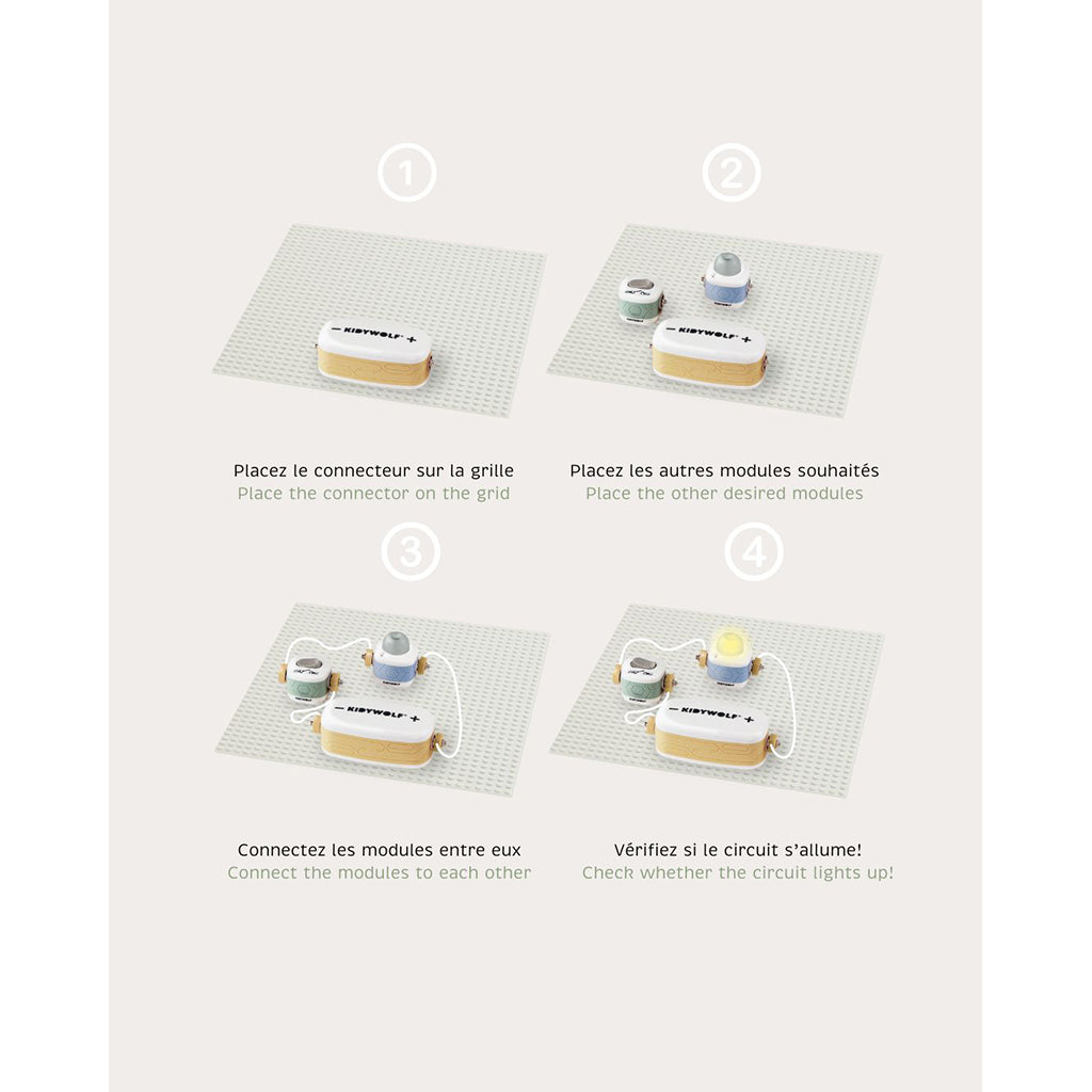 Kidyelec-Starter - Eksperimentsett om strøm og elektrisitet - 11 deler