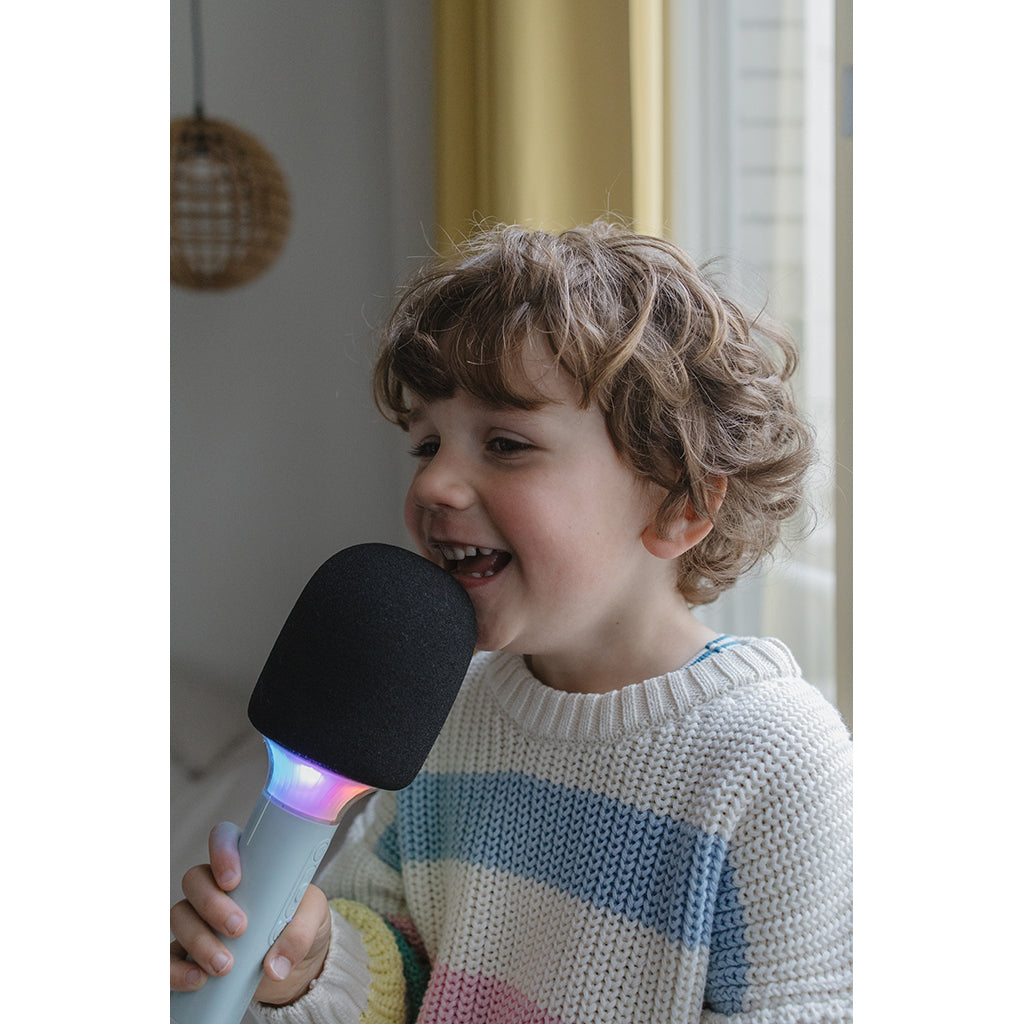 Kidymic Alt-i-én mikrofon for karaoke og musikalske opplevelser, Green