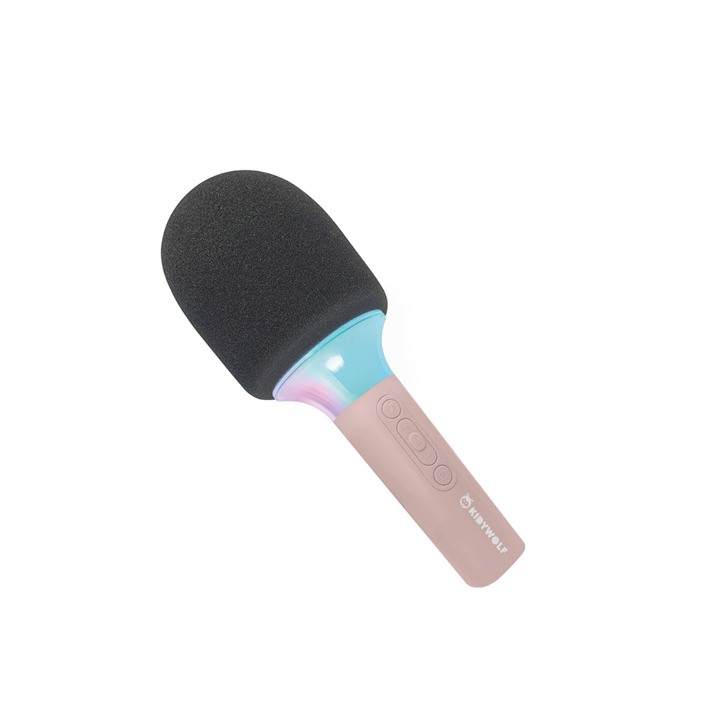Kidymic Alt-i-én mikrofon til karaoke og musikalske oplevelser, Pink