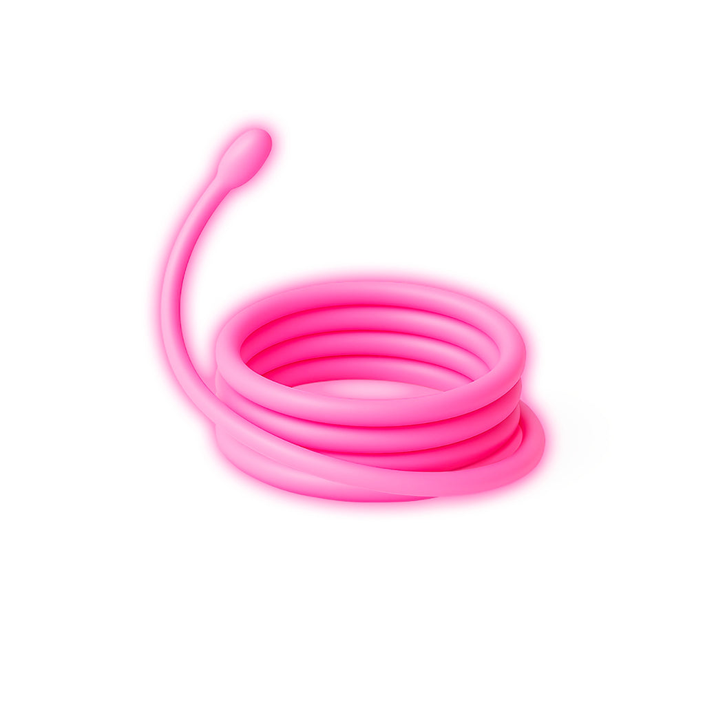 Kidyneon, DIY selvlysende bilder med pink neontråd - Once upon a time