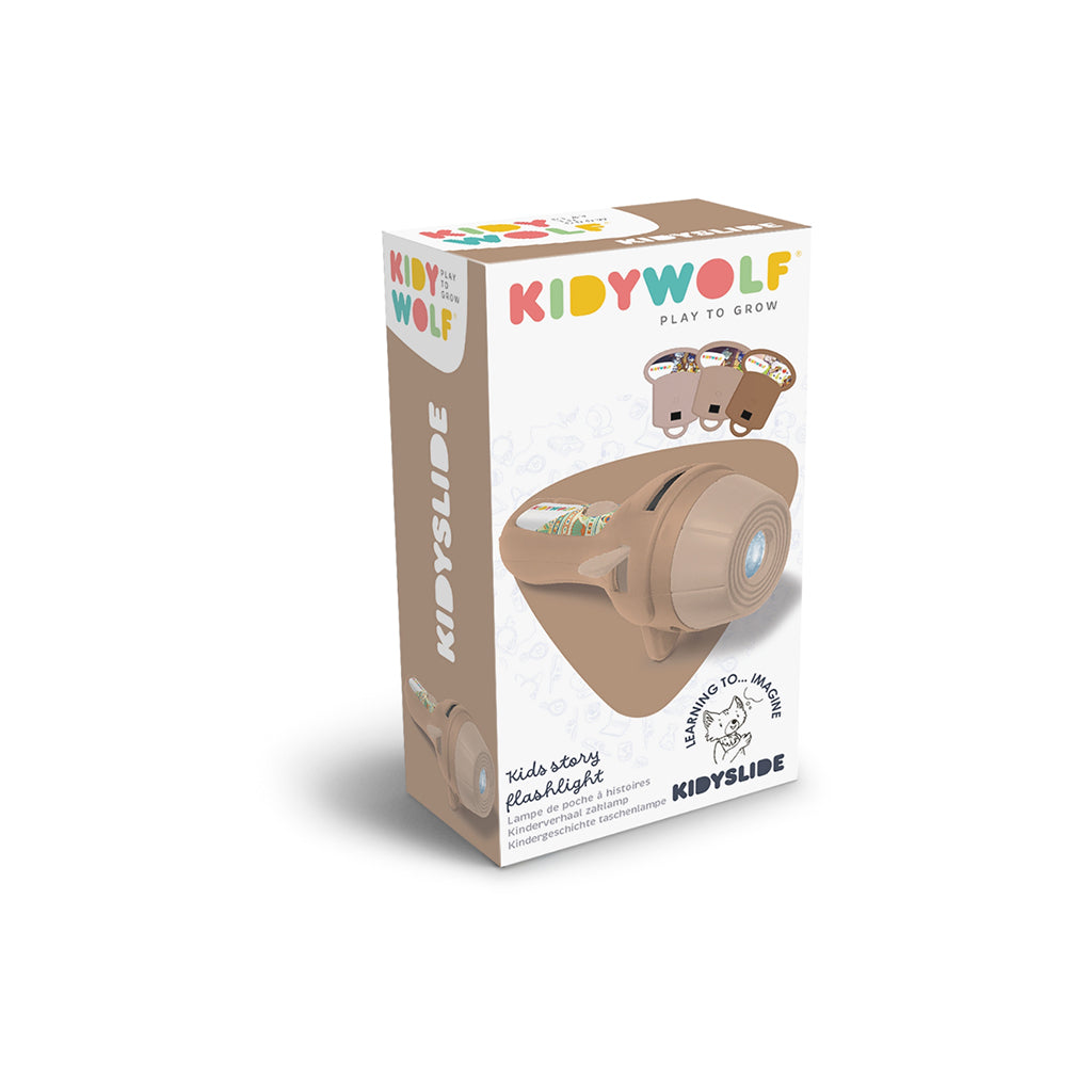 Kidywolf, Kidyslide lommelykt for historiefortelling - History