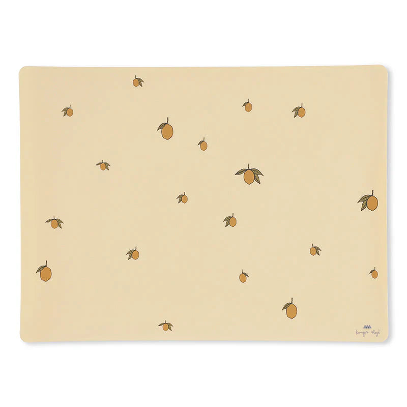 Konges Sløjd silikon spisebrikke, Lemon