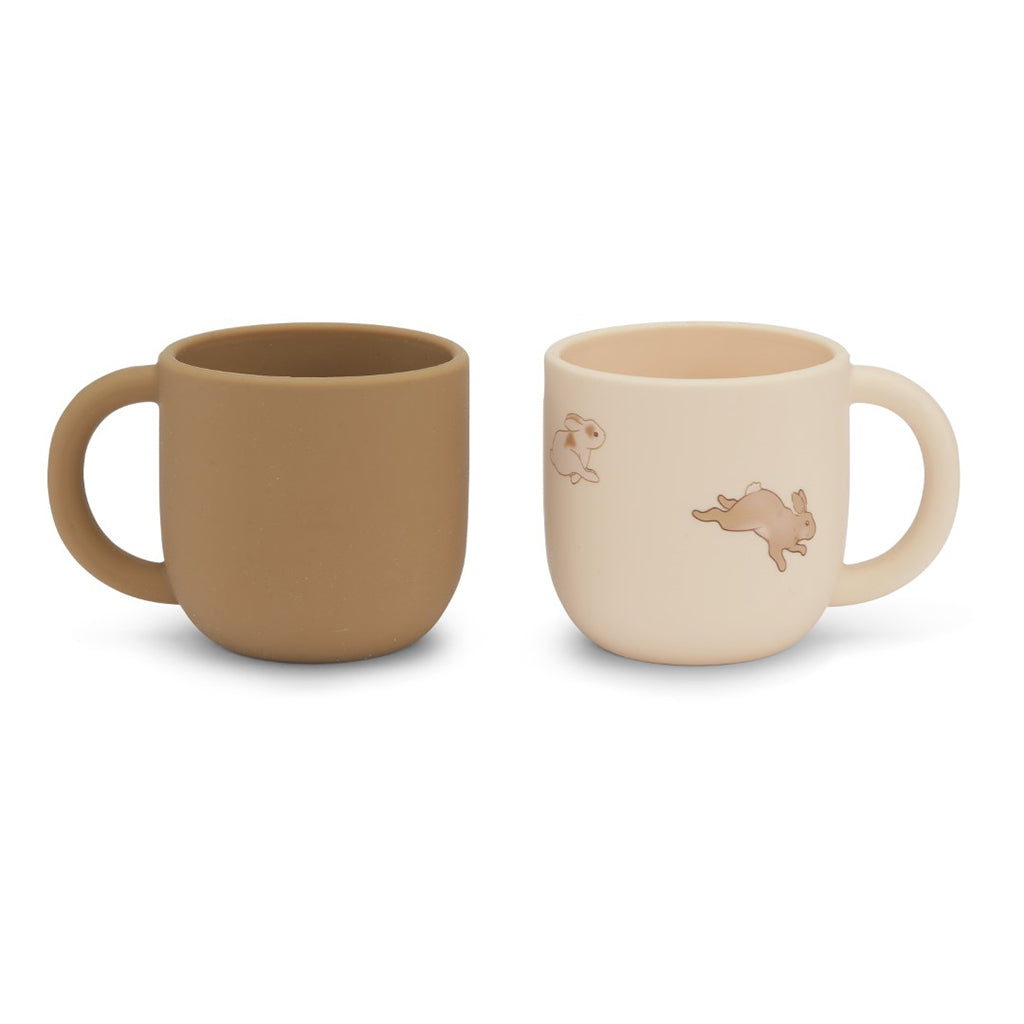 Konges Sløjd kopper i silikon, 2-pk - Petit lapin