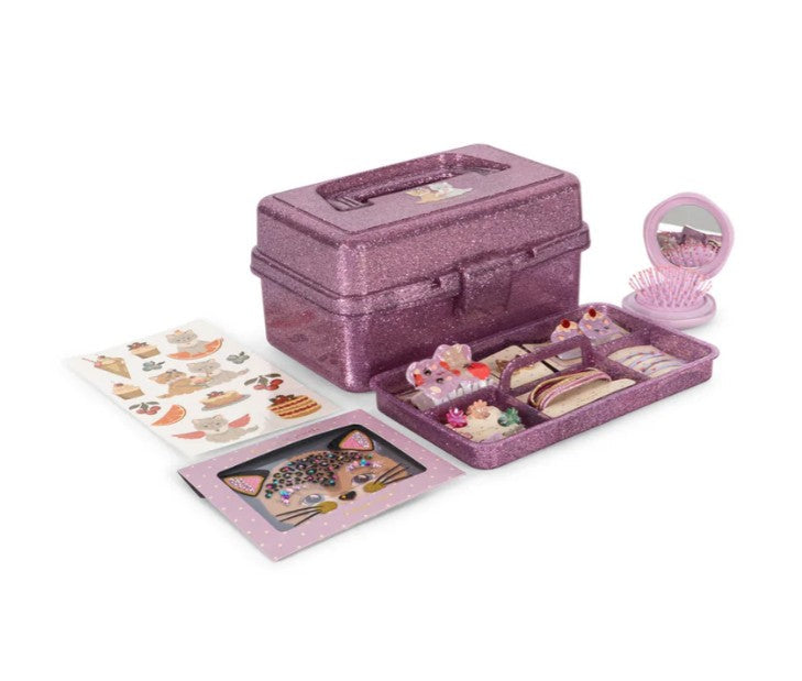 Konges Sløjd Glam me up koffert med hårpynt
